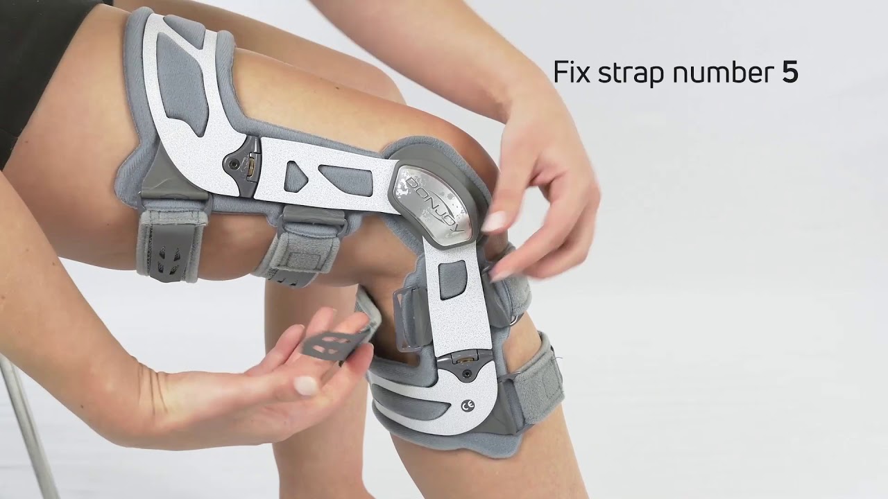 How To Apply The DonJoy OA Nano Knee Brace YouTube