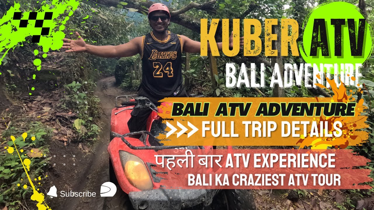 Kuber Bali ATV | Bali Ka Best ATV Tour | Ride With Mud, Tunnel & Real Waterfall! 😲🏍️ Must Try 