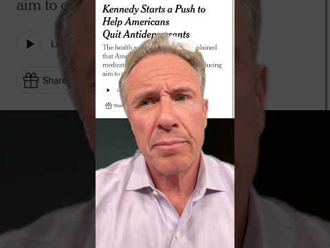 RFK Jr wants to get people OFF antidepressants