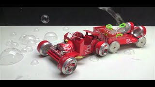 How to Make a Bubble Machine with Motor from cans of Coca Cola at home by STRIKE 212 views 1 year ago 5 minutes, 34 seconds