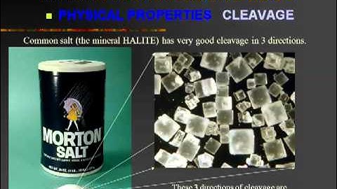 Mineral Properties Part 1