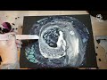 Creep It Real- An Acrylic Pour Embellish