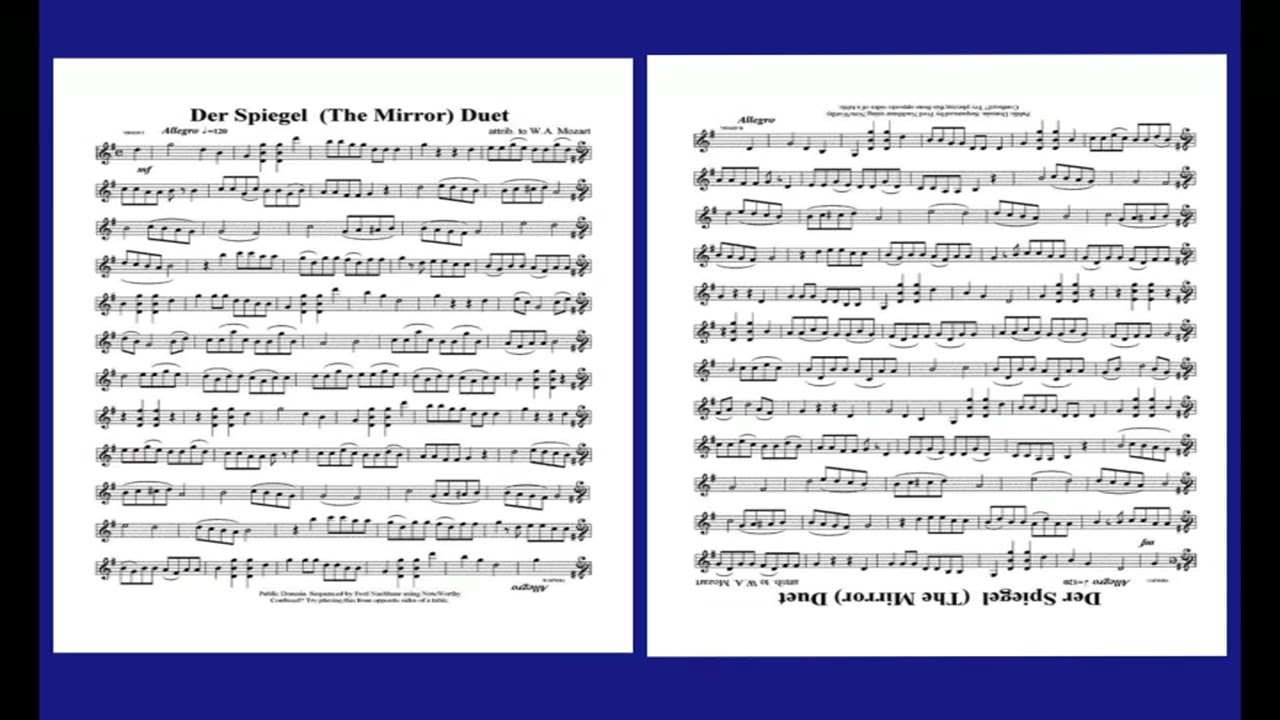 モーツァルト　ミラー DER SPIEGEL (The Mirror) - W.A.Mozart- My Version - YouTube