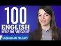 100 English Words for Everyday Life - Basic Vocabulary #5