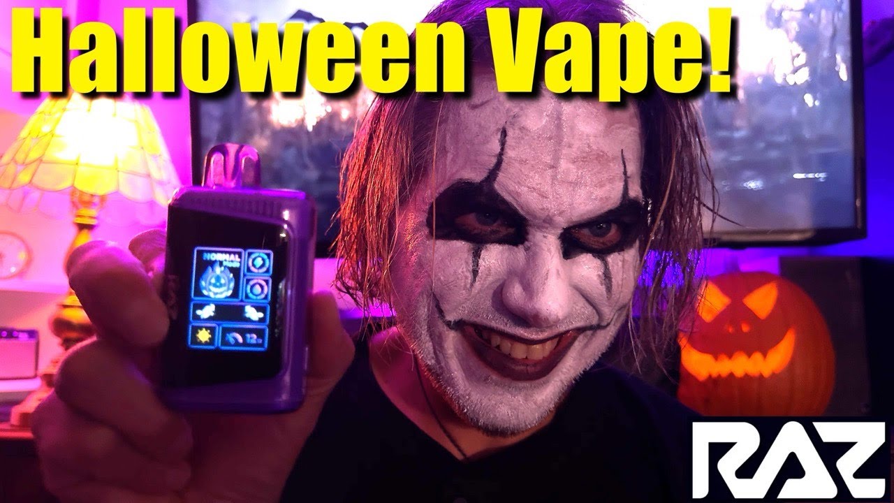 RAZ DC25000 HALLOWEEN EDITION! Key Lime Pie! 25k Puff Vape with Mega HD ...