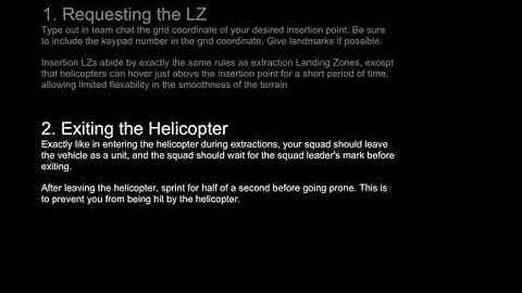 Project Reality: Proper Helicopter Insertions & Extractions