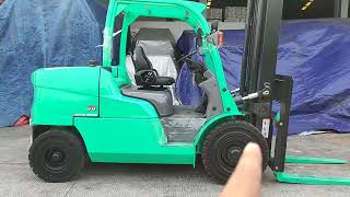 Forklift MITSUBISHI FD50NT || Unboxing || Review @ruangmesin