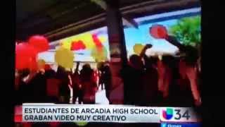 Arcadia High Lip Dub on Univision KMEX in Los Angeles
