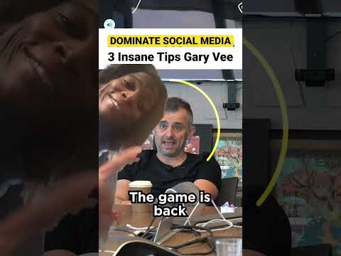 Dominate Social Media Advertising 3 Tips Gary Vee #shorts #socialmediatips