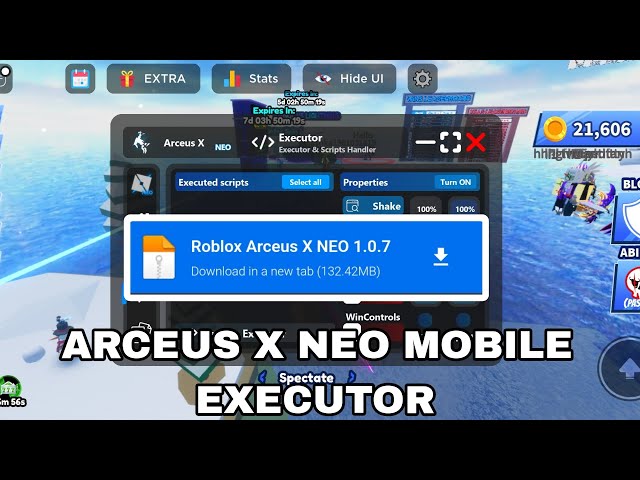 Arceus X Neo Mobile Executor Download Link