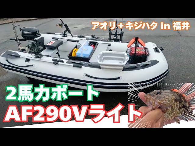 免許不要 2馬力ゴムボート】ボート釣り初心者が釣りに出かけた結果 