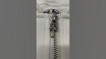 Thumbnail of Rep chrome hearts zip up hoodie💭 #replica #pandabuy