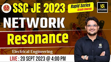 SSC-JE 2023 Network | Resonance | SSC-JE 2023 Crash Course | Kishore Sir