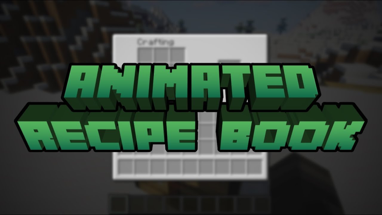Animated Recipe Book Mods Minecraft Curseforge