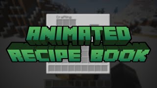 Snazzy recipe book button animations
