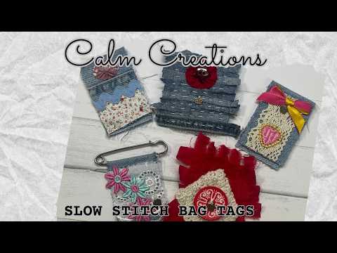 Slow Stitch Bag Tags