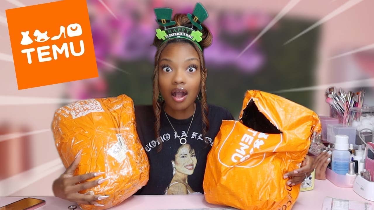 St Patricks Day Nails using TEMU products ! | TEMU unboxing