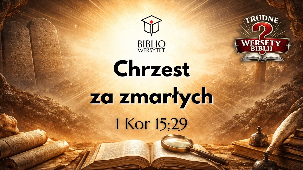 Chrzest za zmarłych - 1 Kor 15, 29 - TRUDNE WERSETY BIBLII - dr Filip Sylwestrowicz