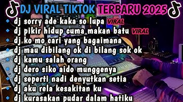DJ SORRY ADE KAKA SO LUPA REMIX VIRAL TIKTOK - MODE PESAWAT FULL BASS