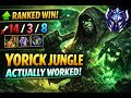 I made mistakes - but still won ranked as Yorick Jungle!