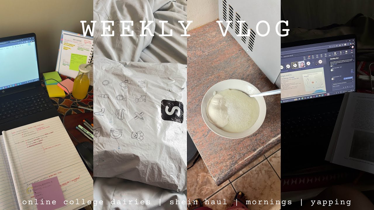 VLOG: WEEKLY VLOG | Emeris Online Student | Shein Haul | Yapping | South African Youtuber