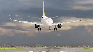 X-Plane 12 Test Flight Landing On Ltfj Sabiha Gökcen Airport Pegasus Airlines Toliss A320Neo