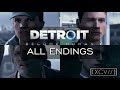 Detroit: Become Human ¦ &#39;The Nest&#39; ALL ENDINGS (PC,PS4) 60fps |【XCV//】