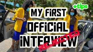 My FIRST Job Interview ||Got Rejected || Interview Experiences w/ GENUINE TINGS