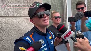 Justin Haley On The Heat "The Cars Are Way Too Hot"