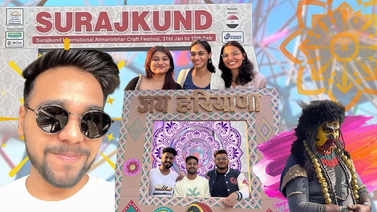 SURAJKUND MELA VLOG |  OFFICE FRIENDS KE SATH MASTI | 🤪