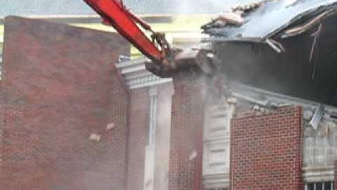 Beach Building Destruction 4