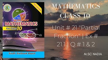 class 10 math ex 21.1 | class 10 maths chapter 21.1 | maths chapter 21.1 question 1 & 2 Sindh Board
