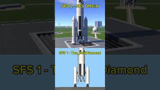 SFS 1 VS SFS 2 - A Comparison | #sfs #spaceflightsimulator screenshot 4