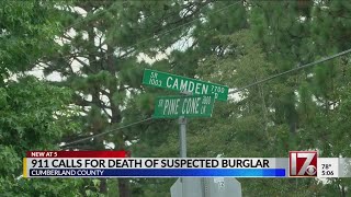 911 calls released in connection with death of suspected burglar