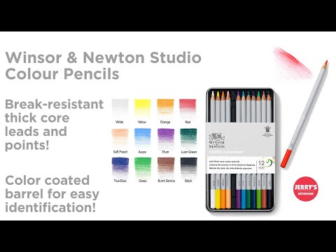 Features of Winsor & Newton Studio Colour Pencils