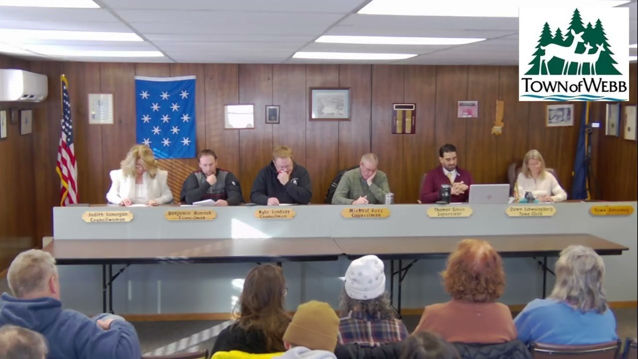 January 2nd, 2026 Town of Webb Organizational Meeting