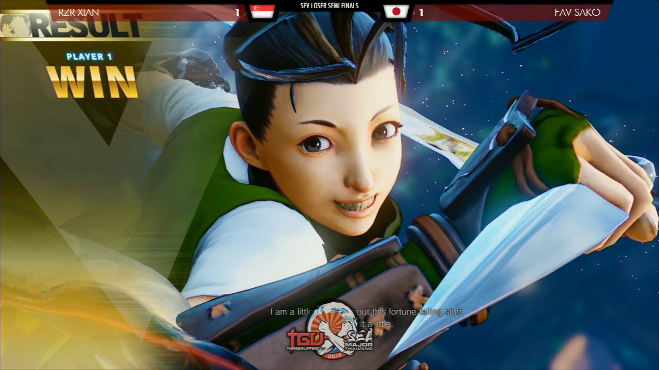 SFV FAV SAKO (Menat) VS RZR XIAN (Ibuki) TOP 8 LOSERS SEMIS TGUXSEAM2019