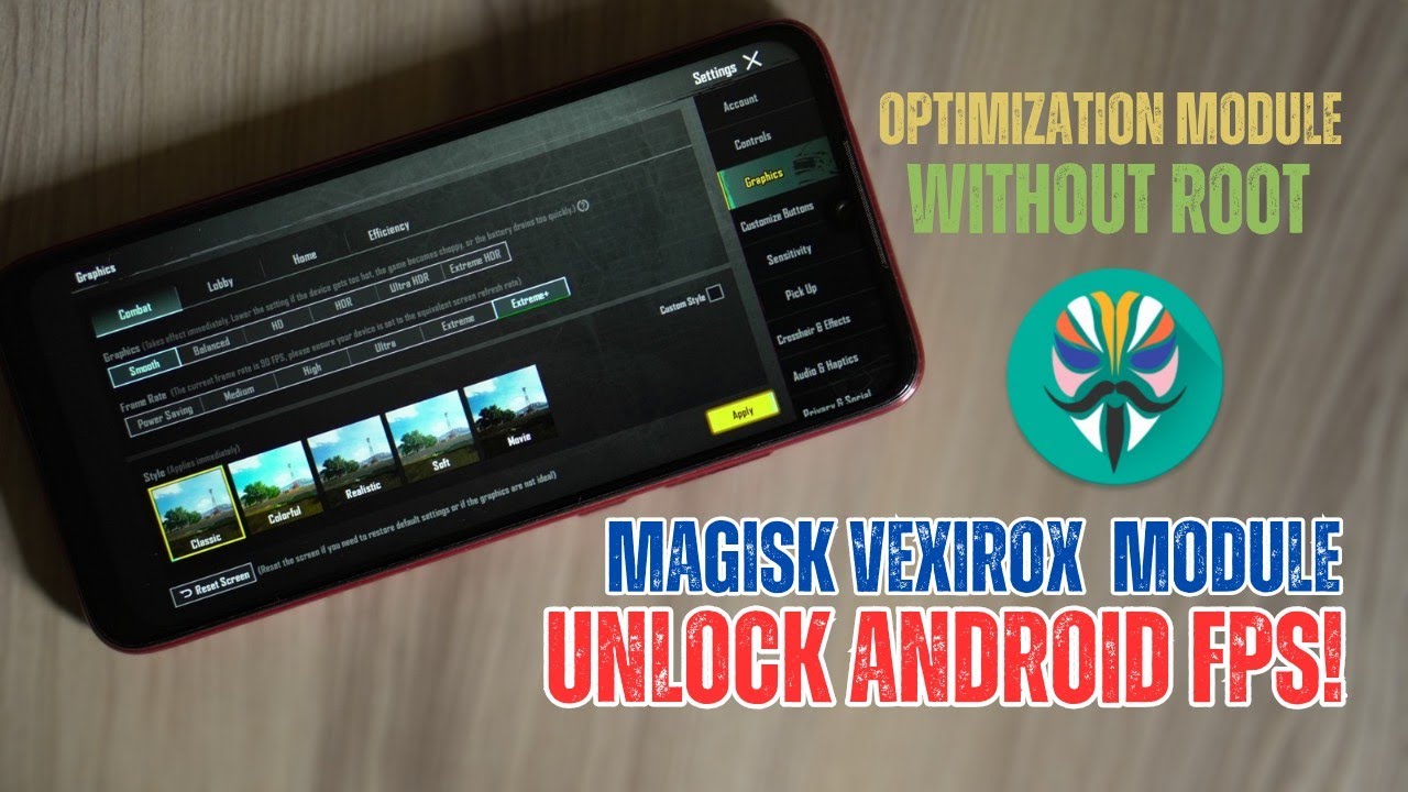 🚀 Max FPS Boost (Rootless!) Install Magisk Vexirox Module for Epic