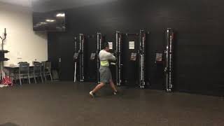 3D strap rotation towards cable - lateral pull