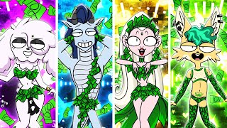 Rocky Rakoon's MONEY MONEY GREEN TRANFORMATION // Funny Animation Meme Mega Mix Comp #Shorts #tiktok