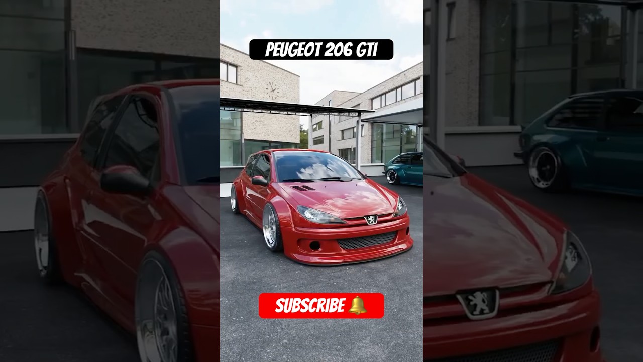 Wide body Peugeot 206 GTI 