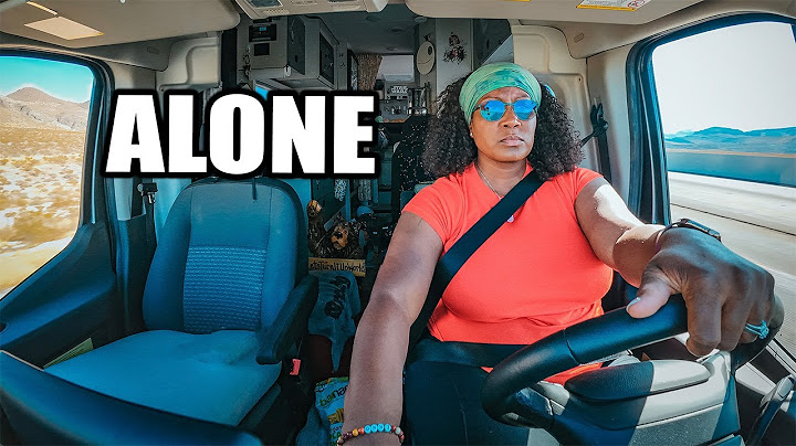 817 Miles Alone! My first solo road trip (living in my camper van) - RV LIFE