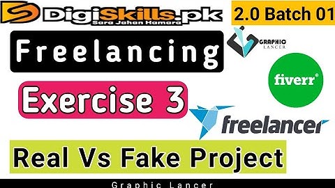 Digiskills 2.0 Freelancing Exercise 3 Solution Batch 1 | Freelancing Exercise 3 batch 1 Solution