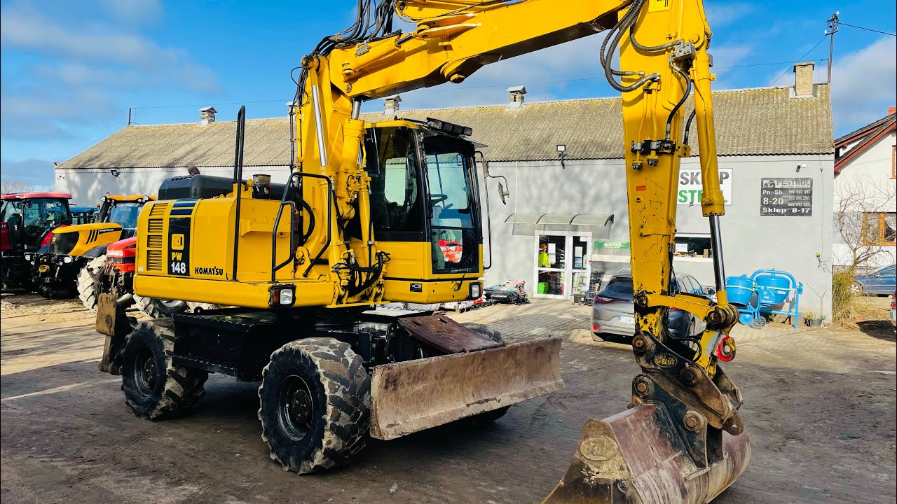 Koparka kołowa KOMATSU PW148-8, 2011 rok, ramie 3 razy łamane, prezentacja/review/for sale *PESTROL*