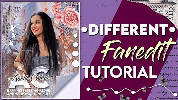 different fanedit editing tutorial | single pic editing | Shraddhascreation