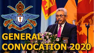 General Convocation of General Sir John Kotelawala Defence University 2020 | Final Session | KDU