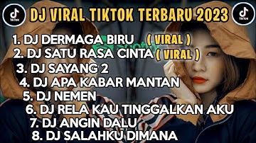 DJ VIRAL TIKTOK TERBARU 2023 || dj dermaga biru x dj satu rasa cinta ||