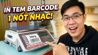 🧾 Cân Điện Tử In Tem Dán – Cân Siêu Thị 30kg Tma | In Mã Vạch – Barcode Chính Xác screenshot 3