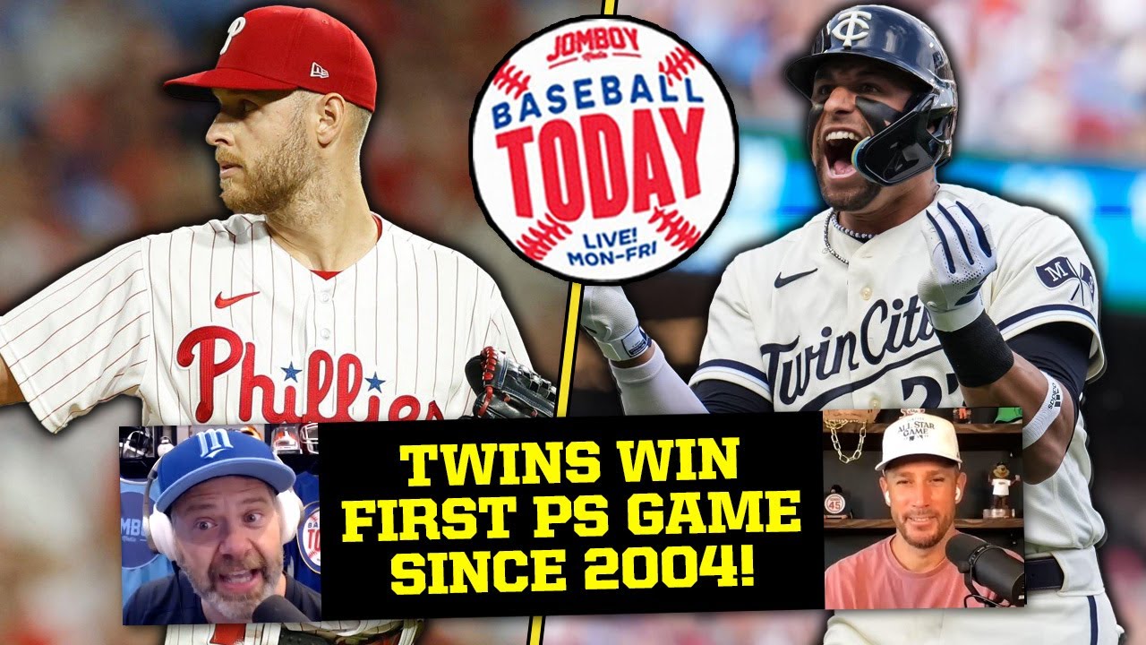 Twins Win Their First Playoff Game Since 2004 Baseball Today YouTube 