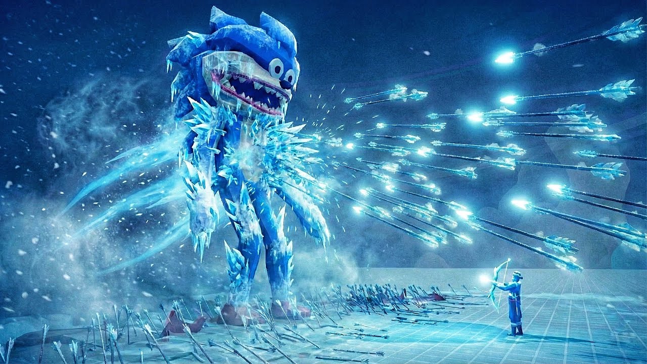 GIANT SONIC EXE vs EVERY GOD - Totally Accurate Battle Simulator TABS